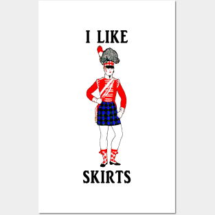 I Like Skirts! Posters and Art